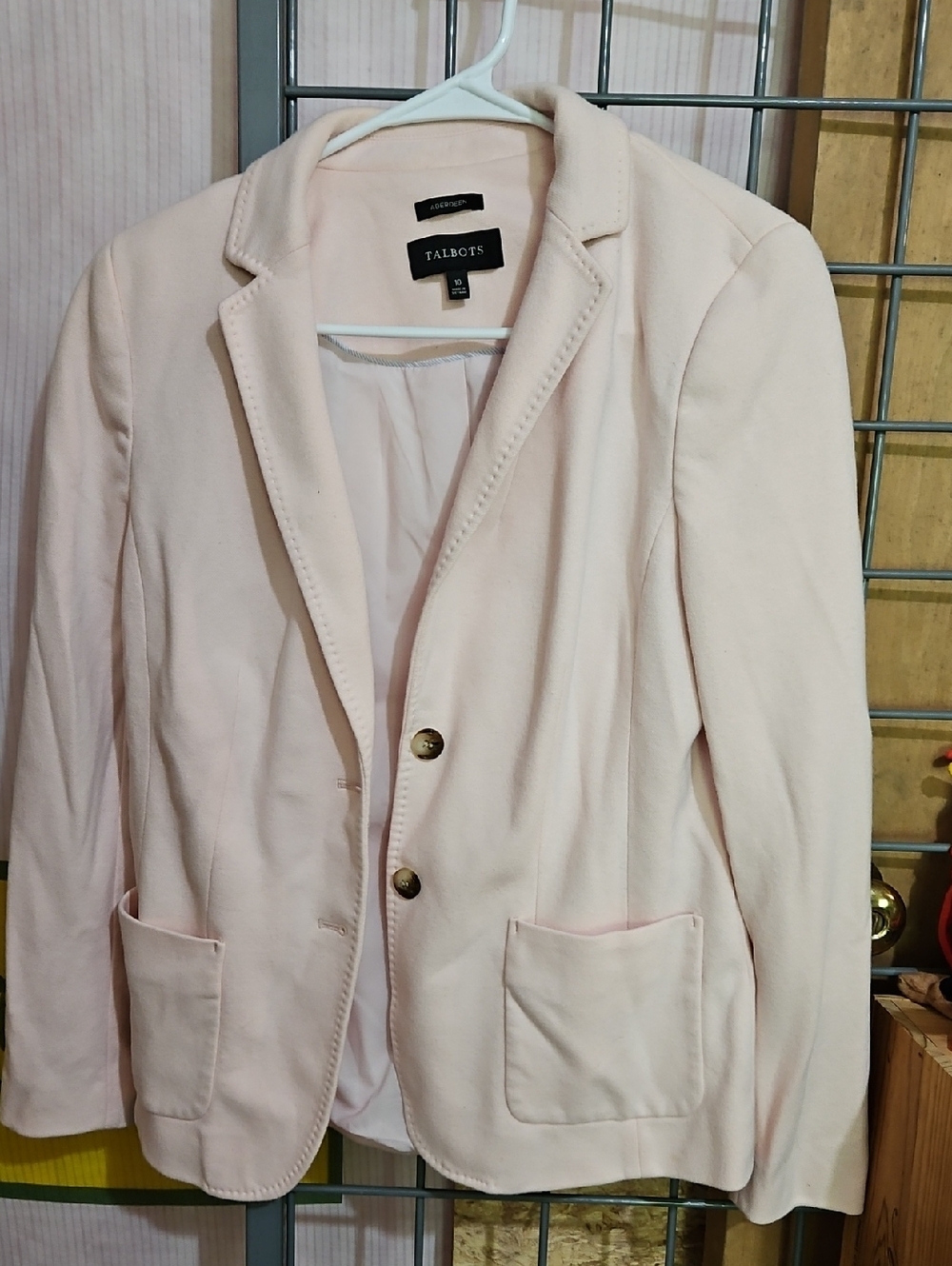Talbots Pale Pink Women's Blazer Jacket